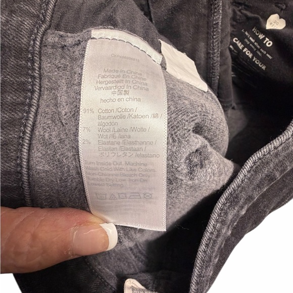 Madewell Women's Black Stovepipe Jeans Sz 26 - Picture 11 of 11